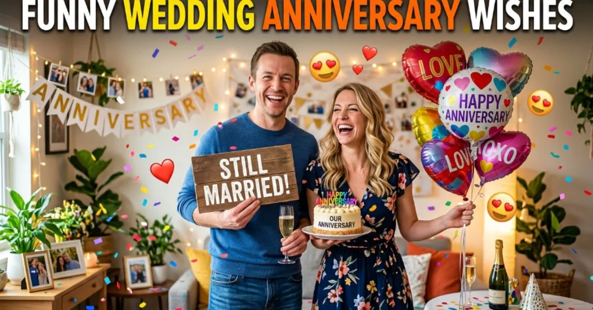 Funny Wedding Anniversary Wishes