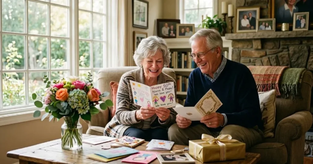 Sweet 50th Wedding Anniversary Messages for Parents