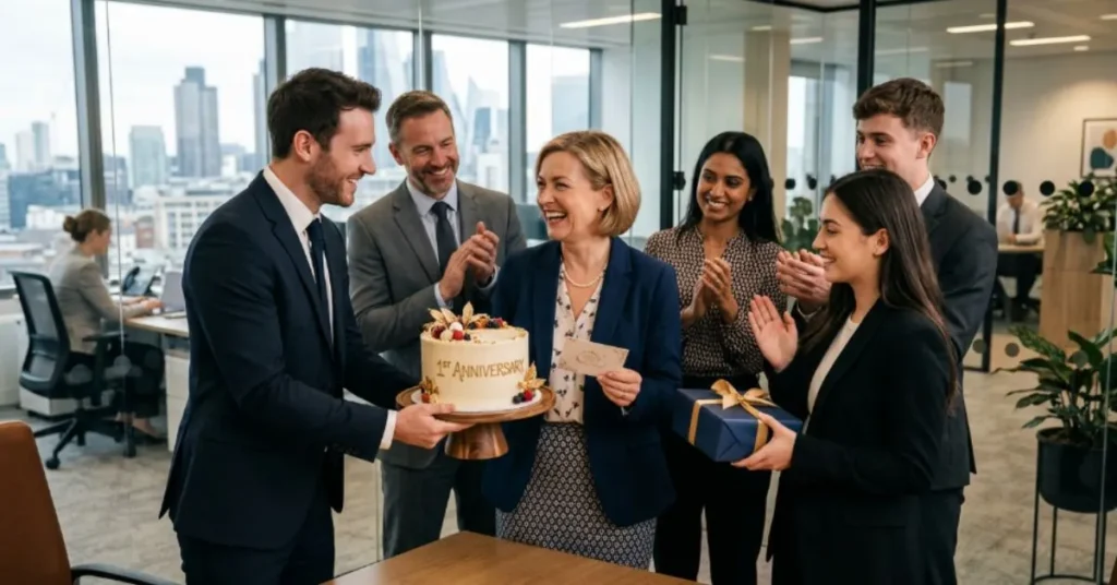 1 Year Work Anniversary Wishes to Boss