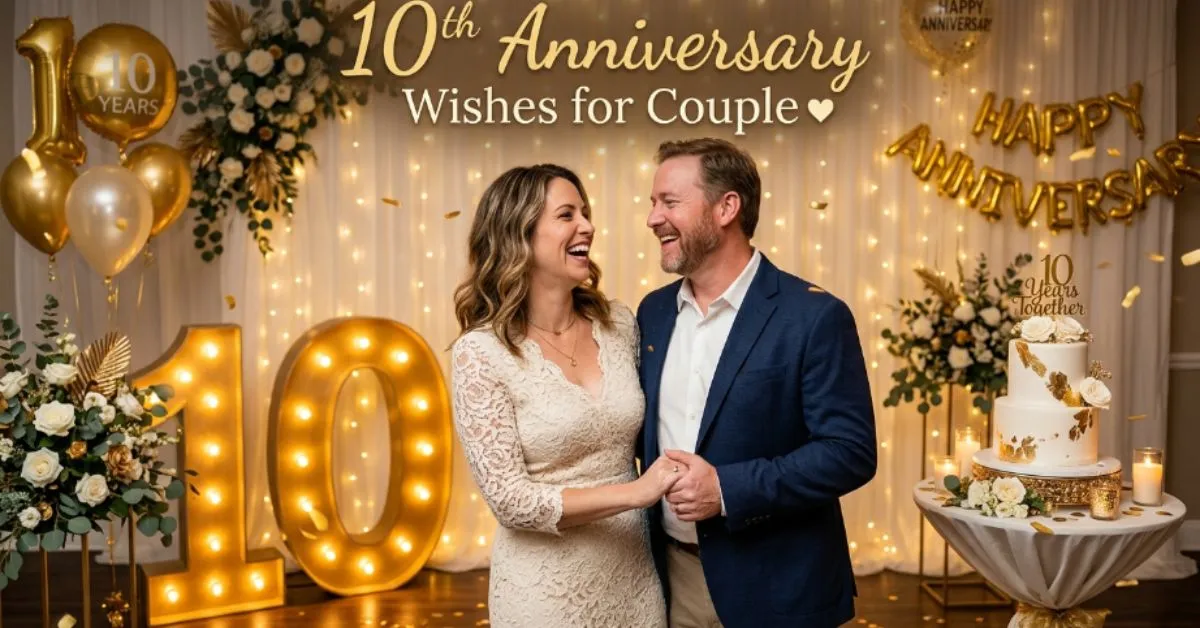 10th Anniversary Wishes For Couple