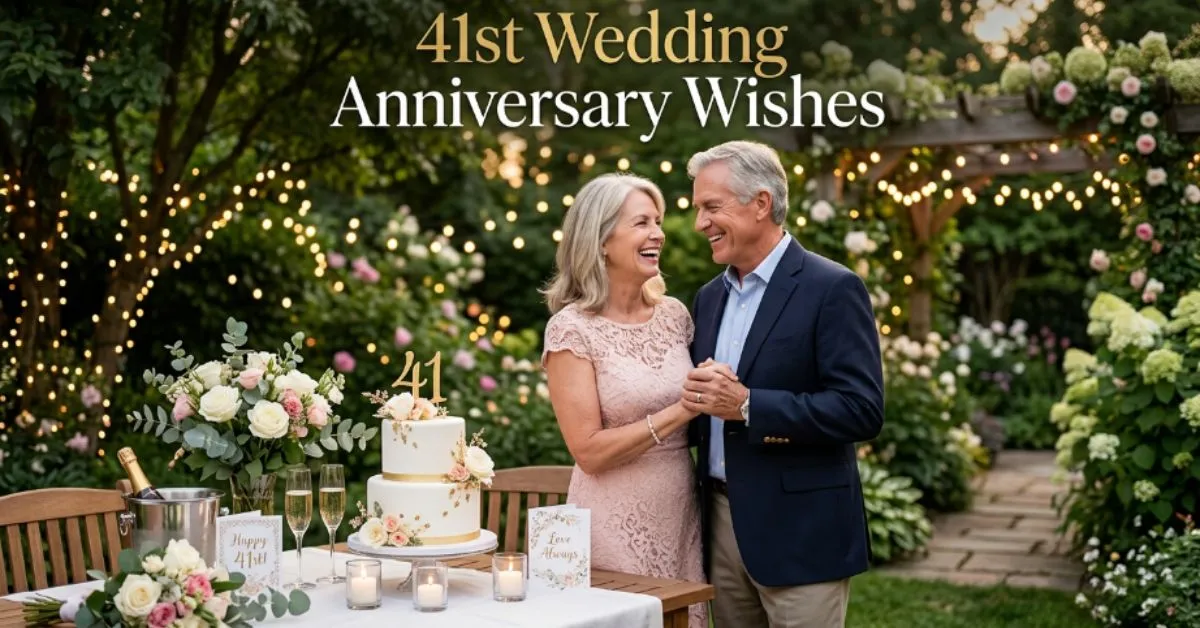 41st Wedding Anniversary Wishes