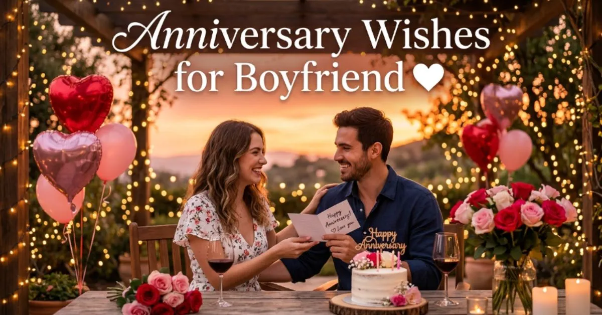 Anniversary Wishes For Boyfriend