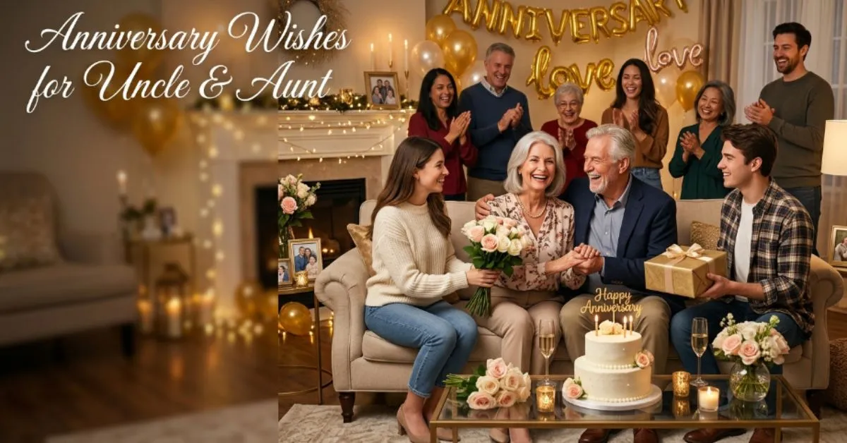 Anniversary Wishes for Uncle & Aunt