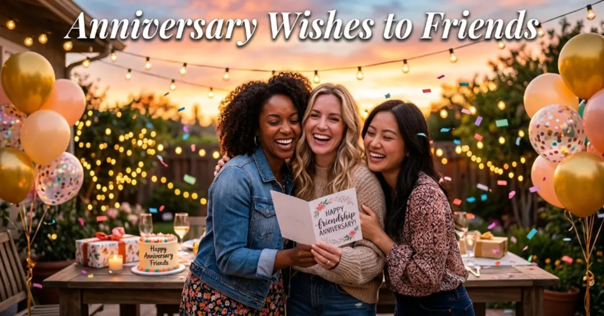 Anniversary Wishes to Friends
