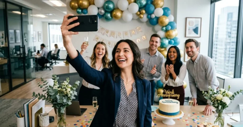 Funny Simple Work Anniversary Wishes