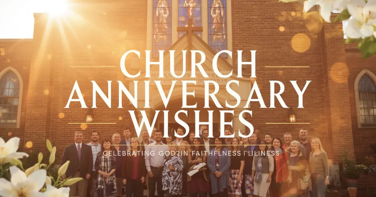 Church Anniversary Wishes