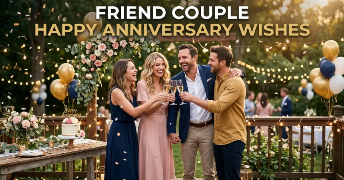 Friend Couple Happy Anniversary Wishes