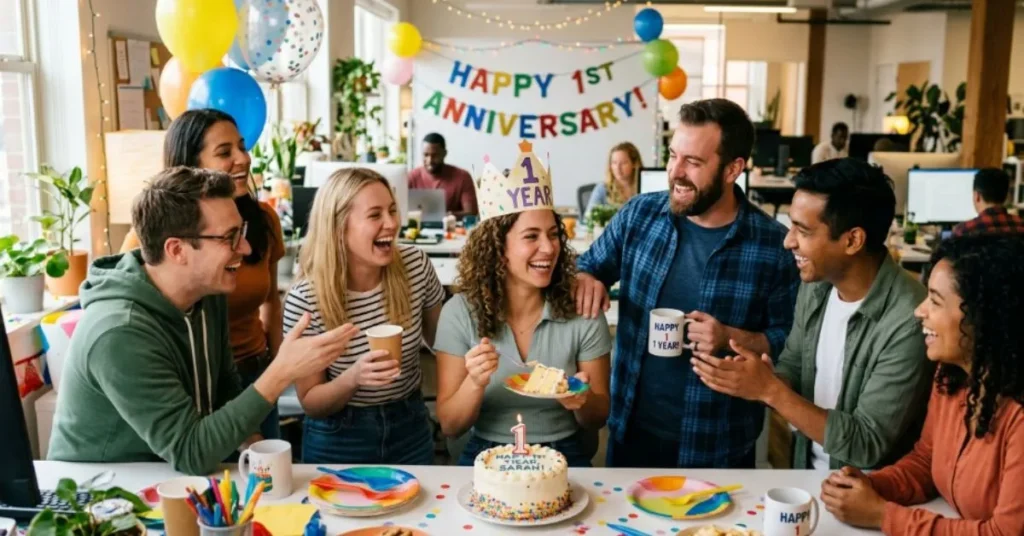 Funny 1 Year Work Anniversary Wishes