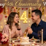 Happy 4th Anniversary Wishes