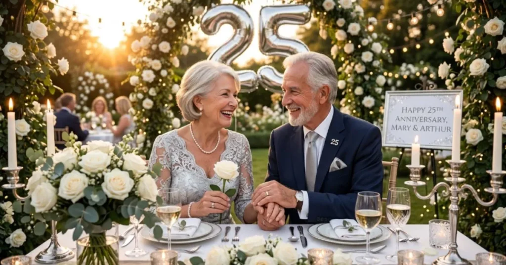Romantic Silver Jubilee Anniversary Wishes