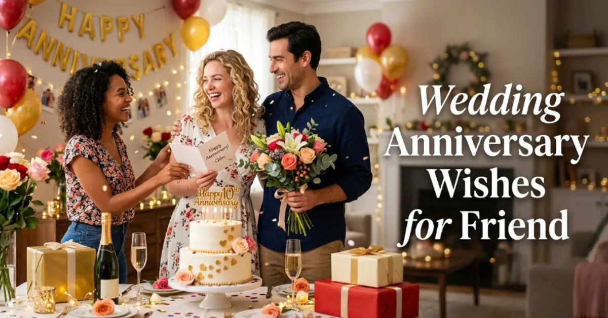 Wedding Anniversary Wishes for Friend