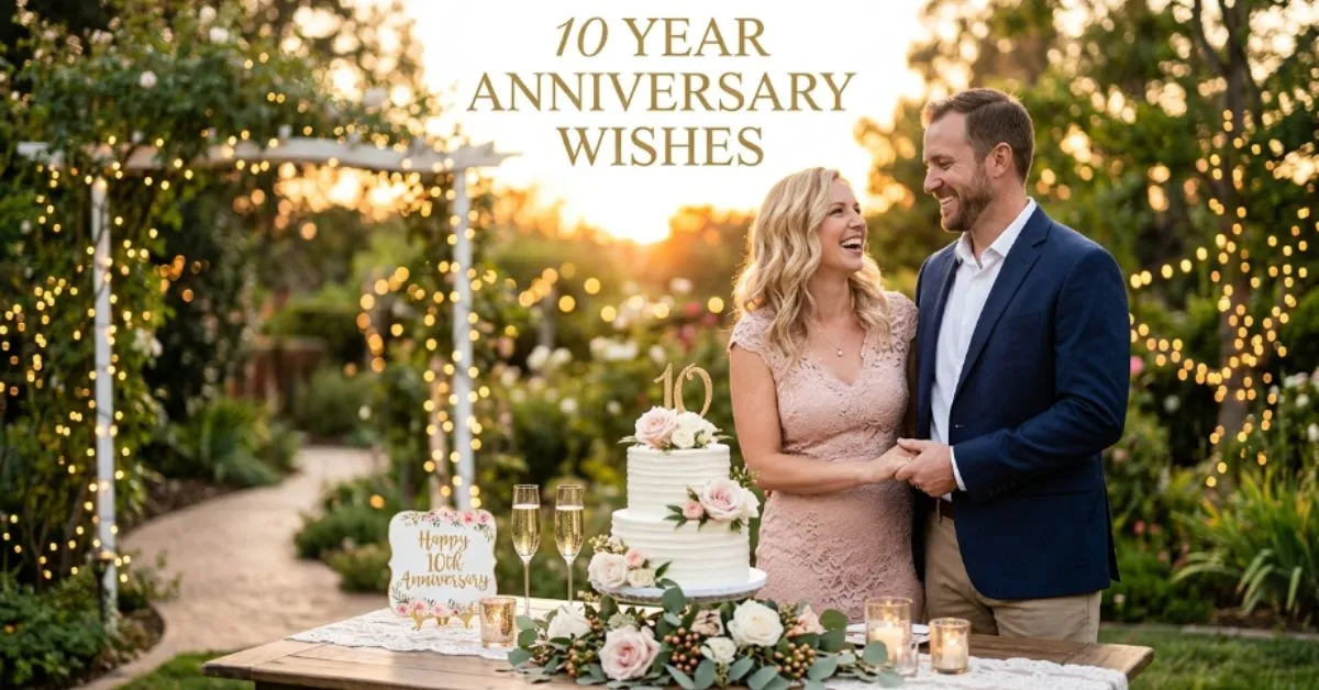 10 Year Anniversary Wishes