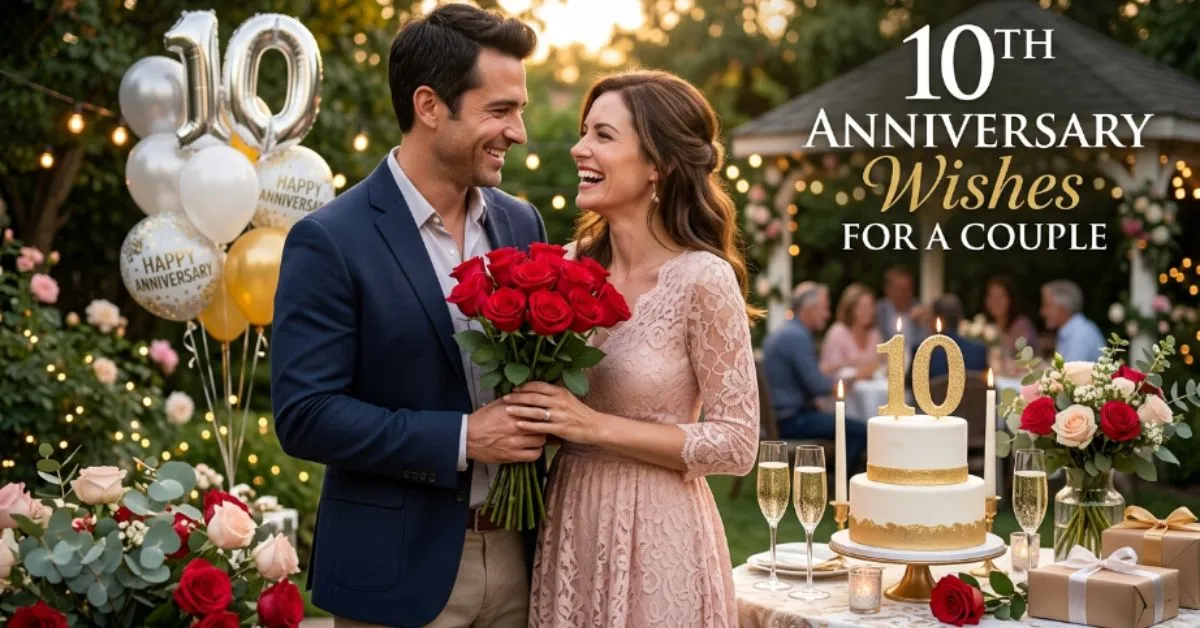 10th Anniversary Wishes For A Couple