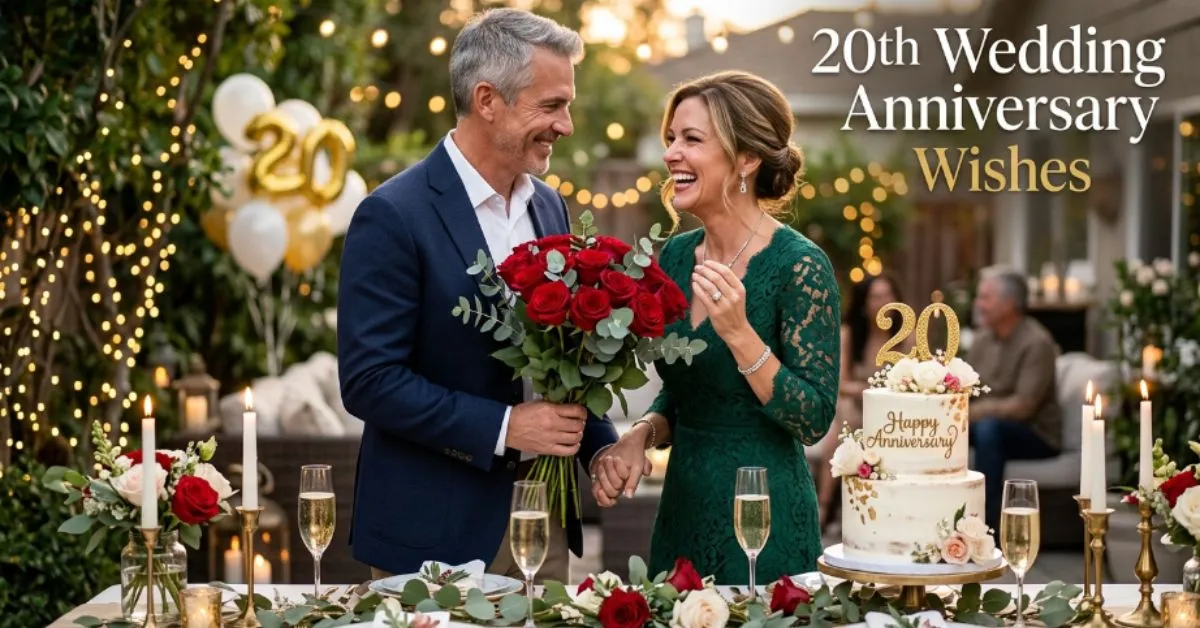 20th Wedding Anniversary Wishes
