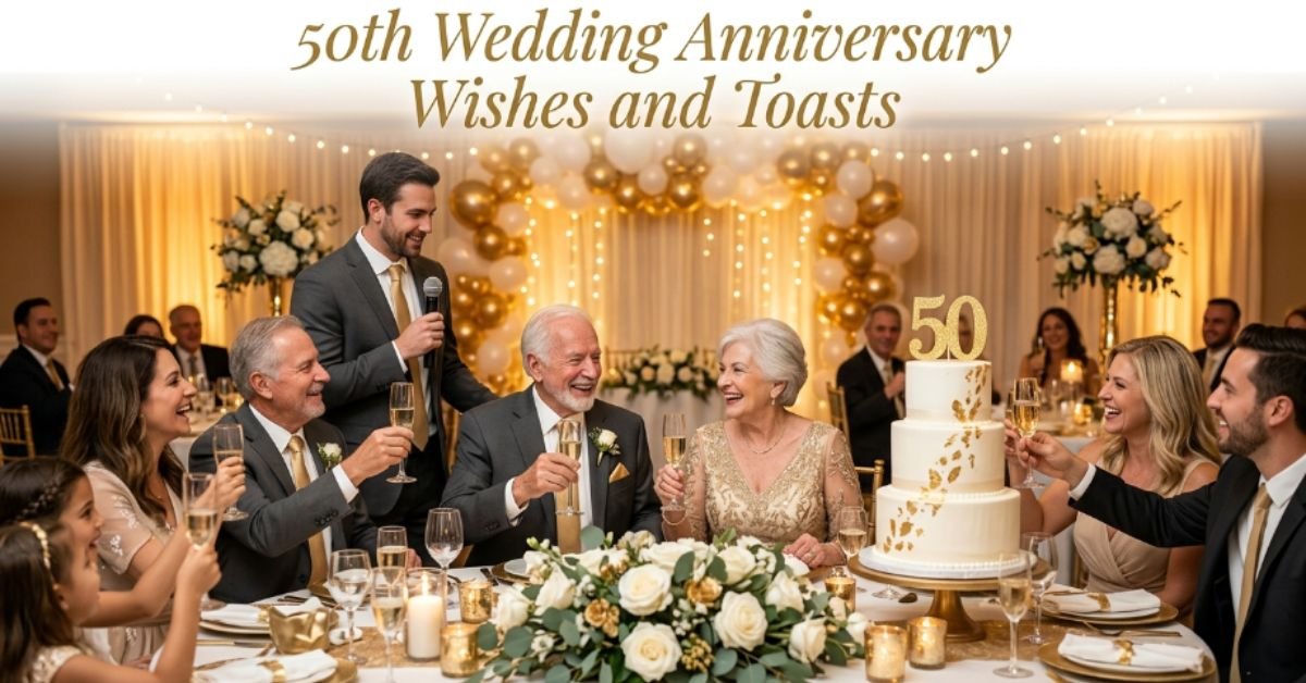50th Wedding Anniversary Wishes and Toasts