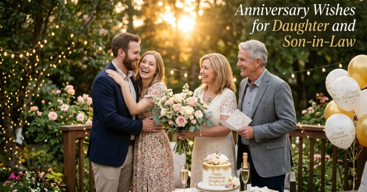 Anniversary Wishes for Daughter and Son in Law