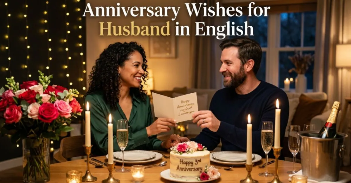 Anniversary Wishes for Husband in English