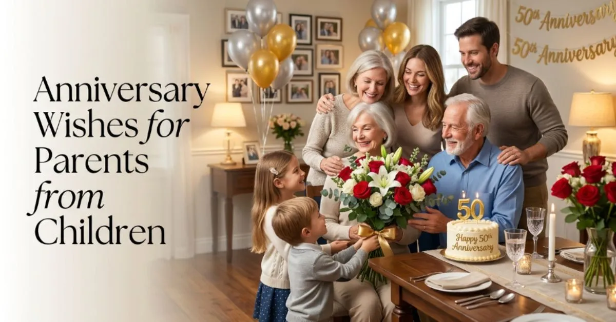 Anniversary Wishes for Parents from Children