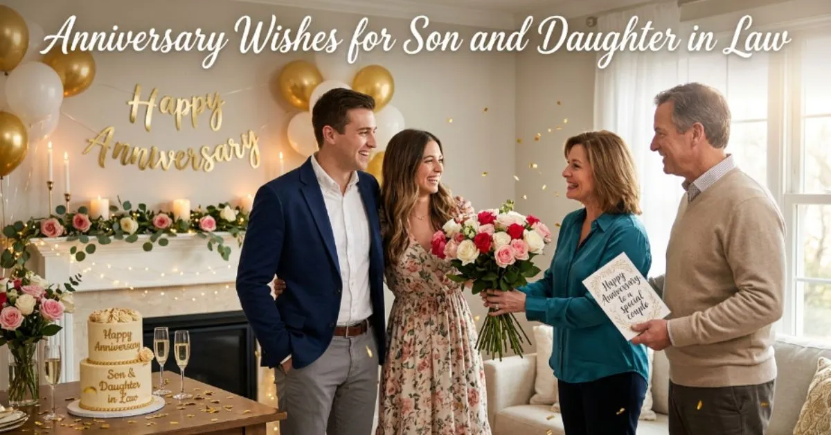 Anniversary Wishes for Son and Daughter in Law