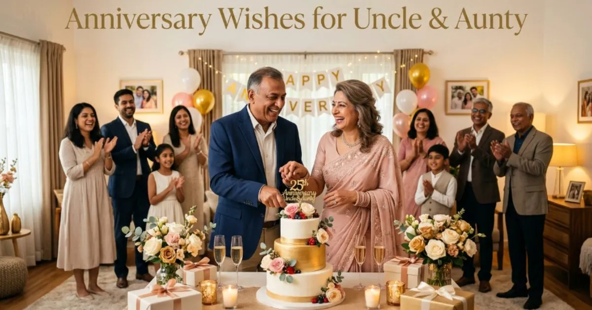 Anniversary Wishes for Uncle & Aunty