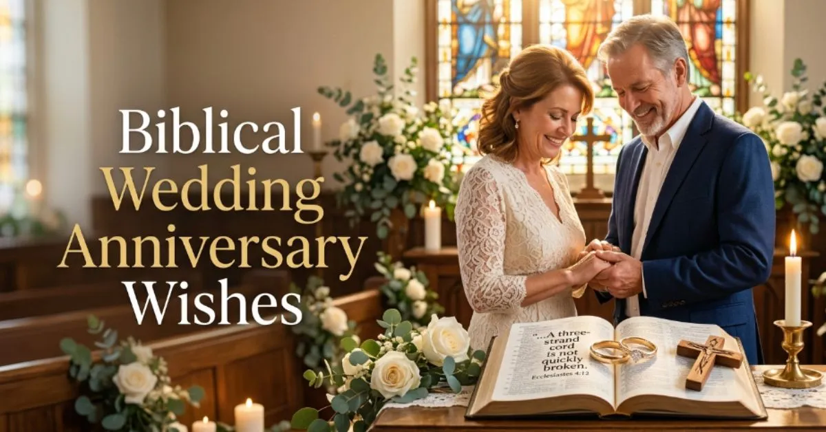 Biblical Wedding Anniversary Wishes