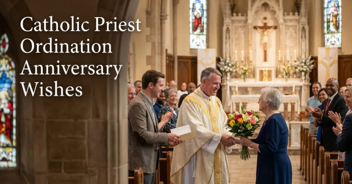 Catholic Priest Ordination Anniversary Wishes