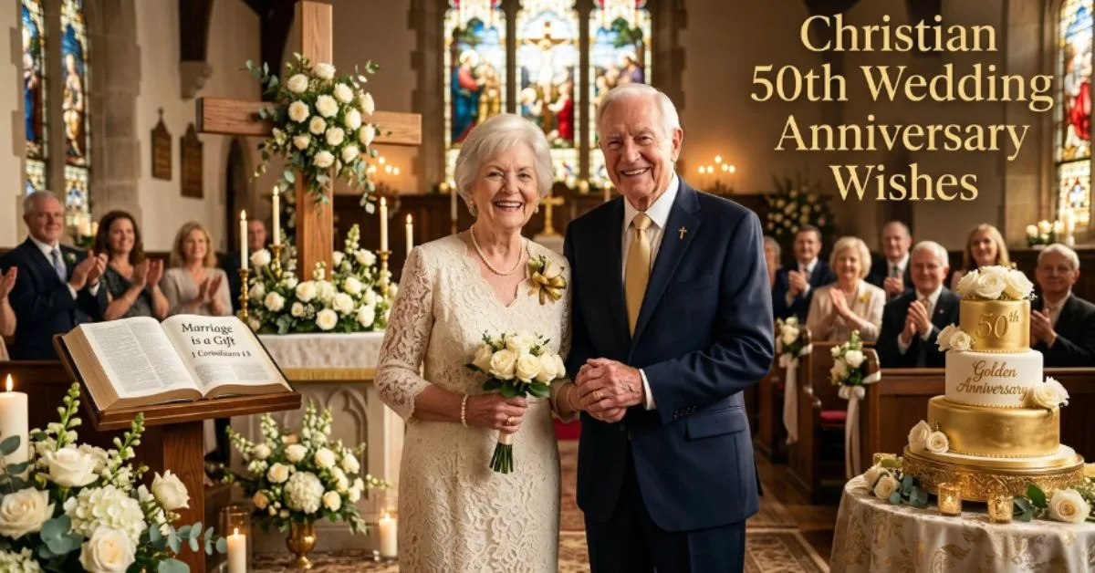 Christian 50th Wedding Anniversary Wishes