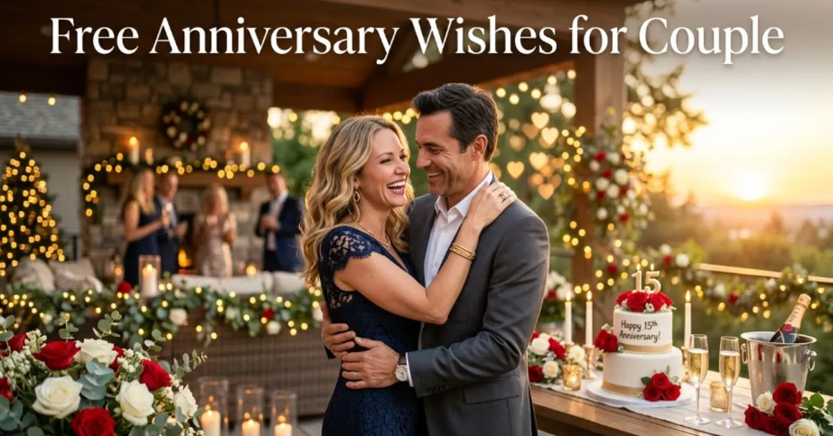 Free Anniversary Wishes for Couple