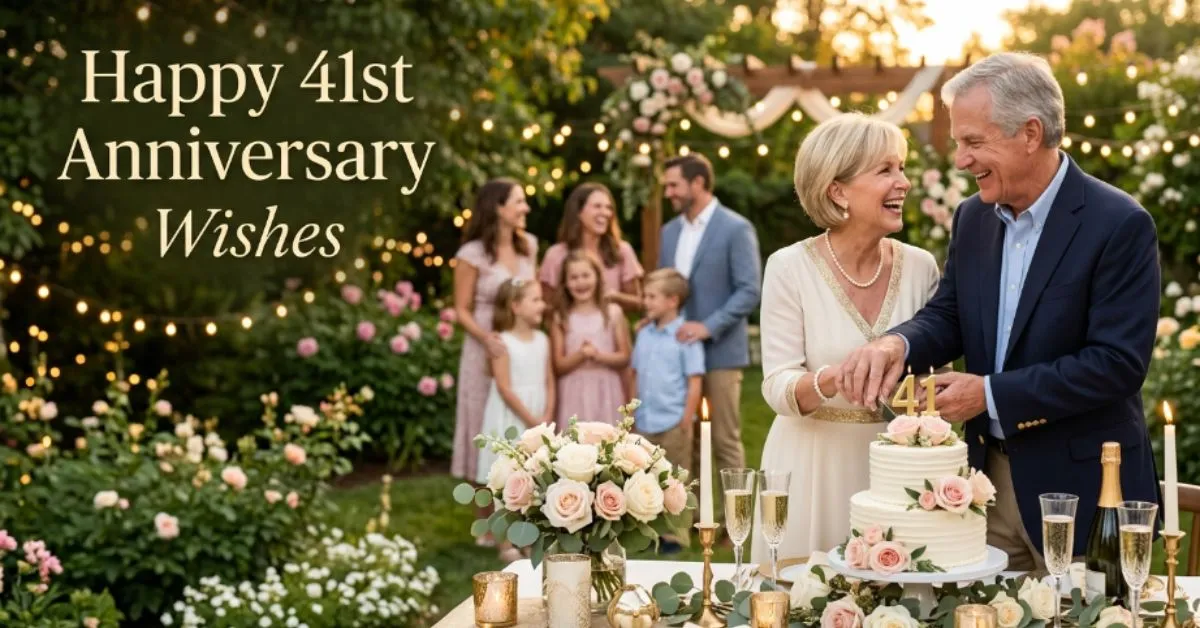 Happy 41st Anniversary Wishes