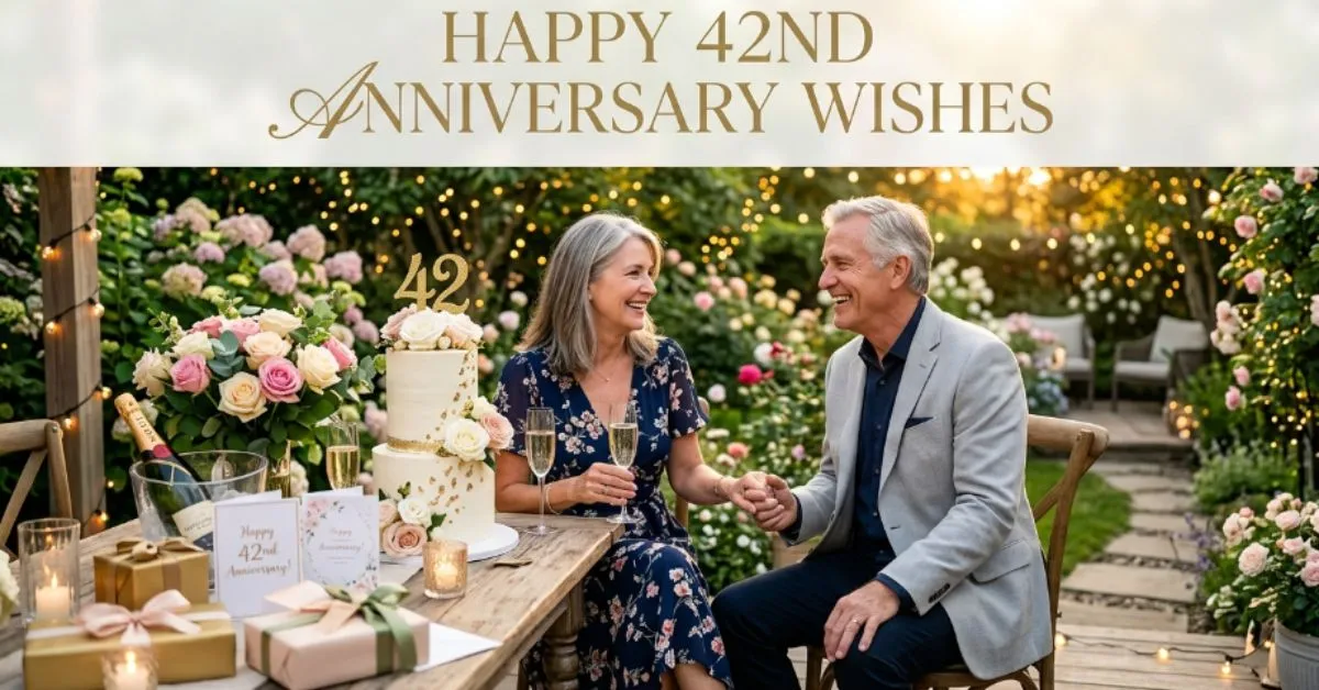 Happy 42nd Anniversary Wishes