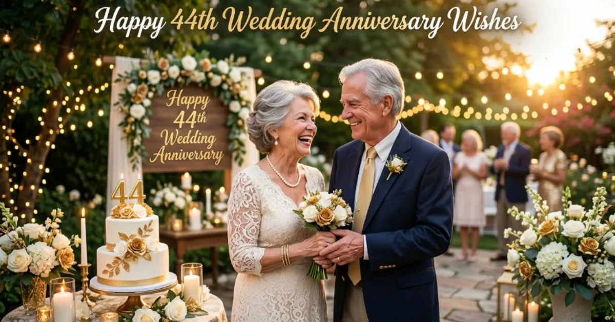 Happy 44th Wedding Anniversary Wishes