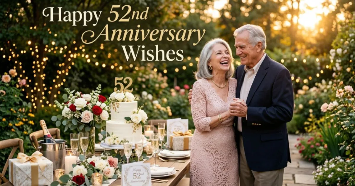 Happy 52nd Anniversary Wishes