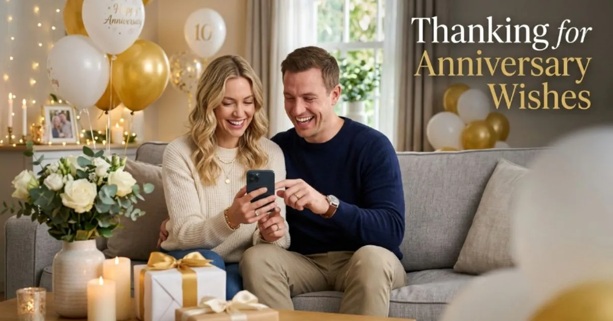 Thanking for Anniversary Wishes