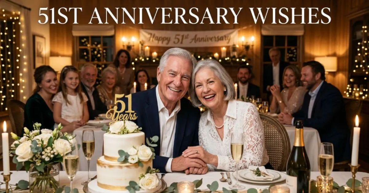 51st Anniversary Wishes