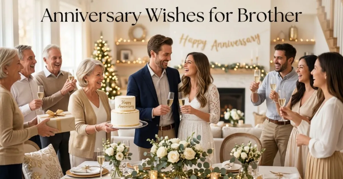 Anniversary Wishes for Brother