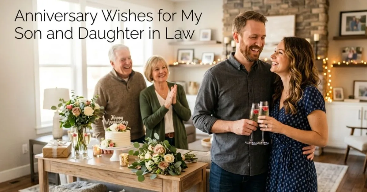 Anniversary Wishes for My Son and Daughter in Law