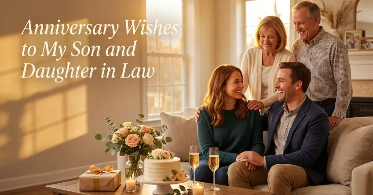 Anniversary Wishes to My Son and Daughter in Law
