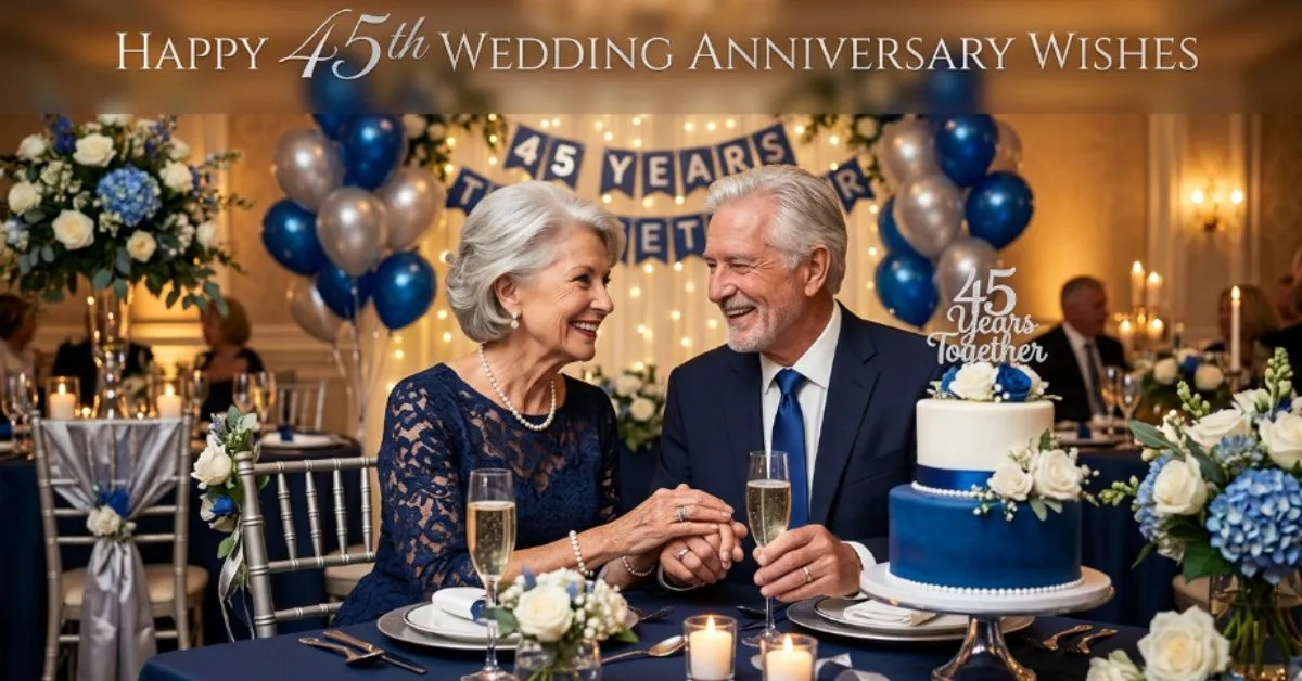 Happy 45th Wedding Anniversary Wishes