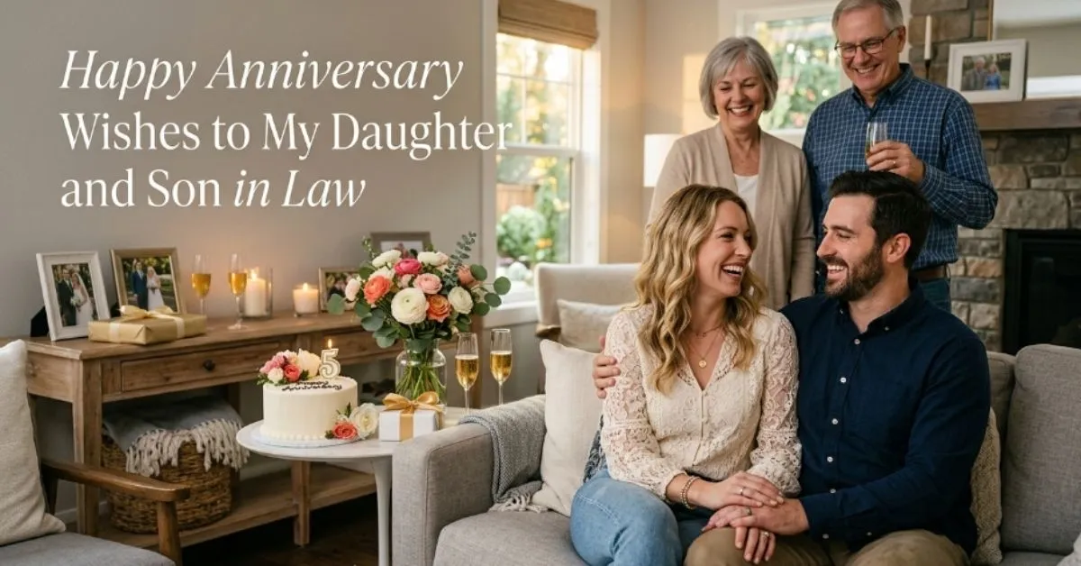 Happy Anniversary Wishes to My Daughter and Son in Law