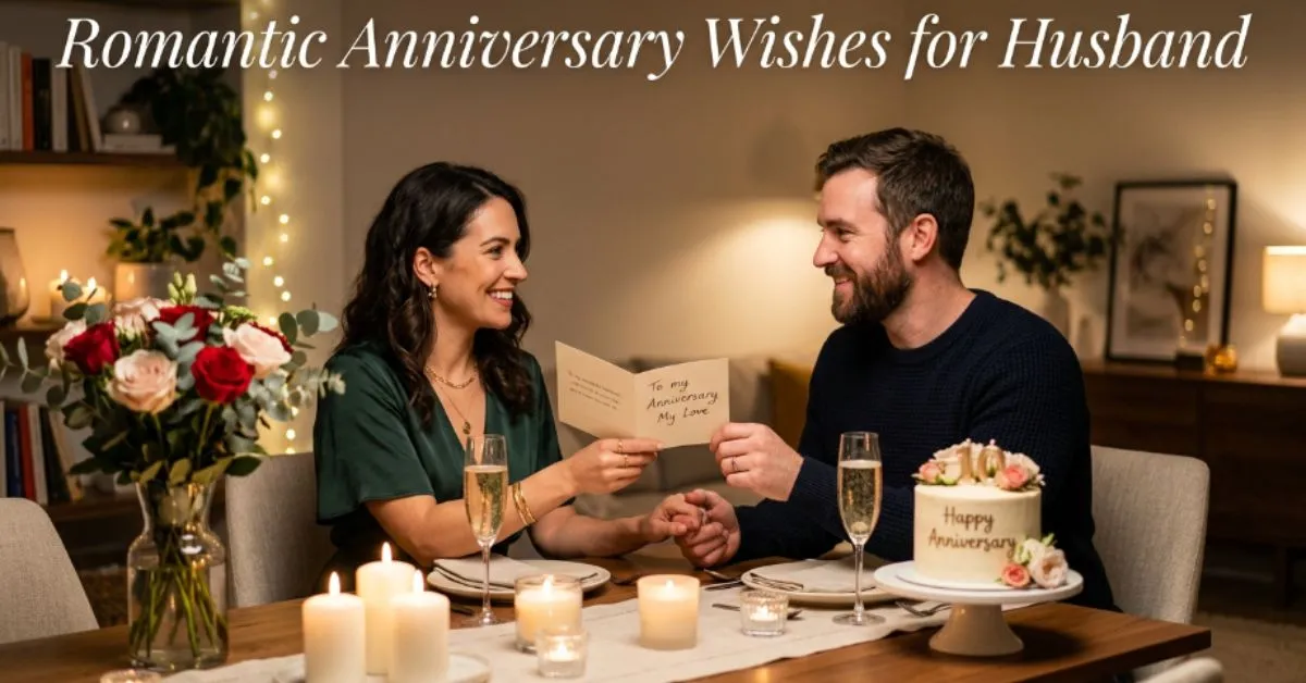 Romantic Anniversary Wishes for Husband
