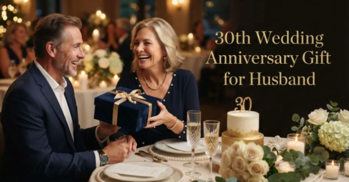 30th Wedding Anniversary Gift for Husband