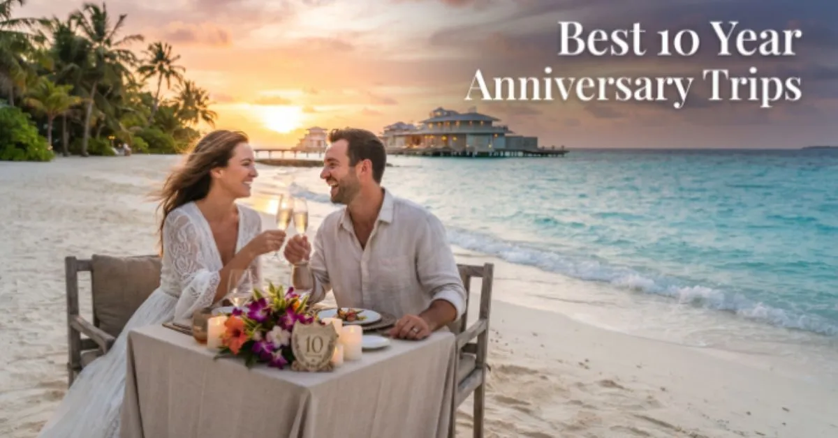 Best 10 Year Anniversary Trips