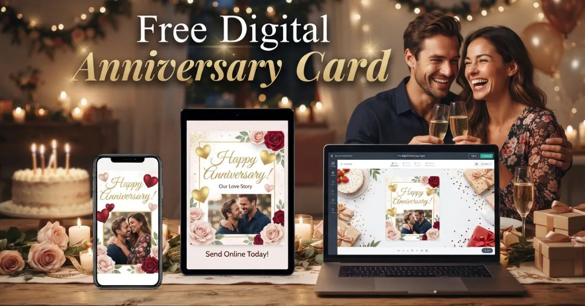 Free Digital Anniversary Card