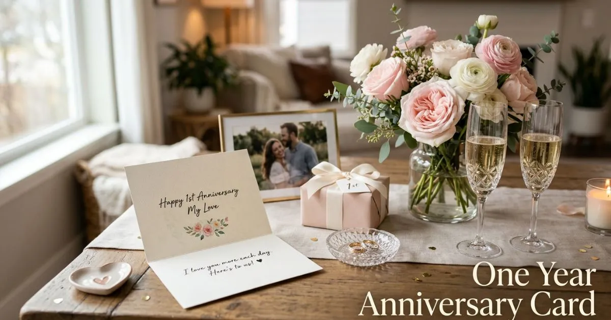 One Year Anniversary Card