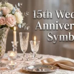 15th Wedding Anniversary Symbol