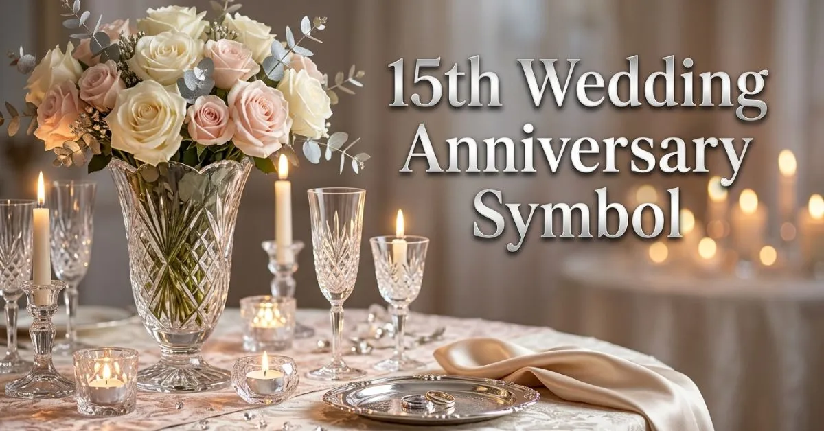 15th Wedding Anniversary Symbol
