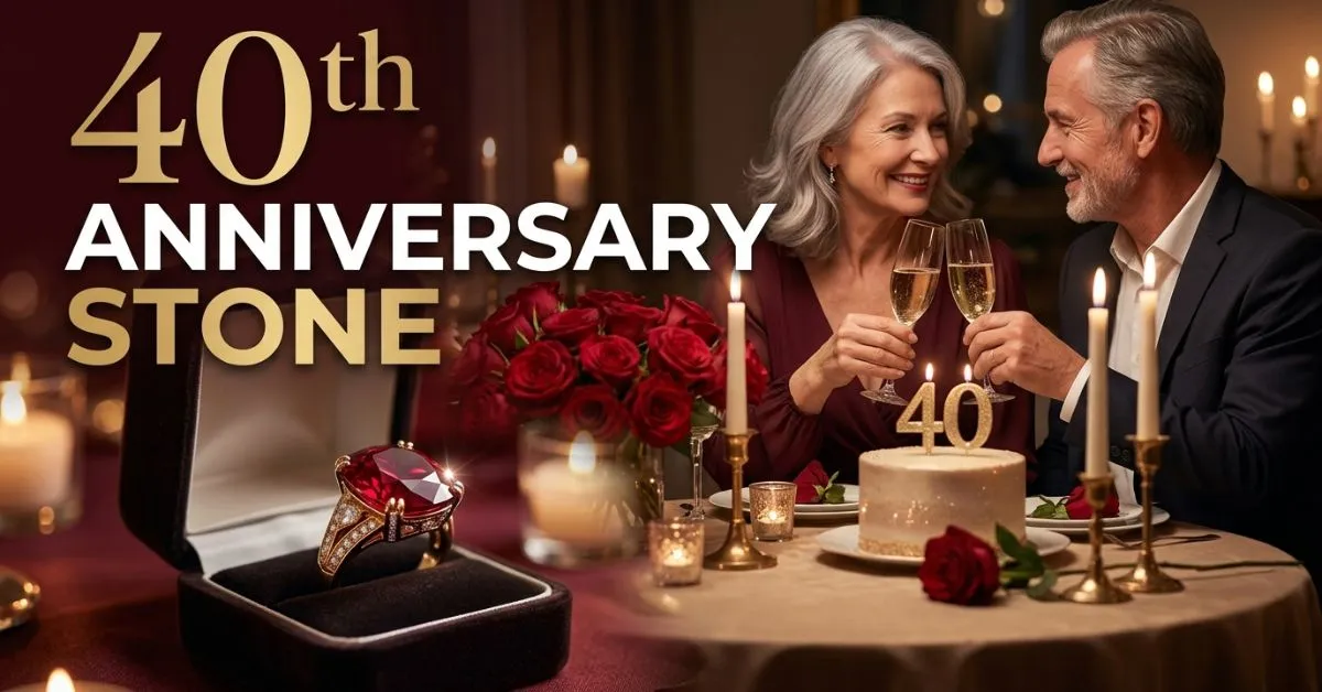 40th Anniversary Stone