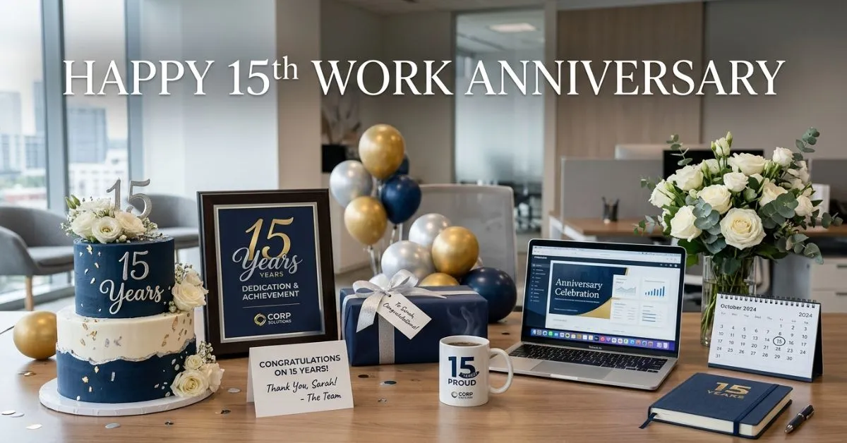 Happy 15th Work Anniversary