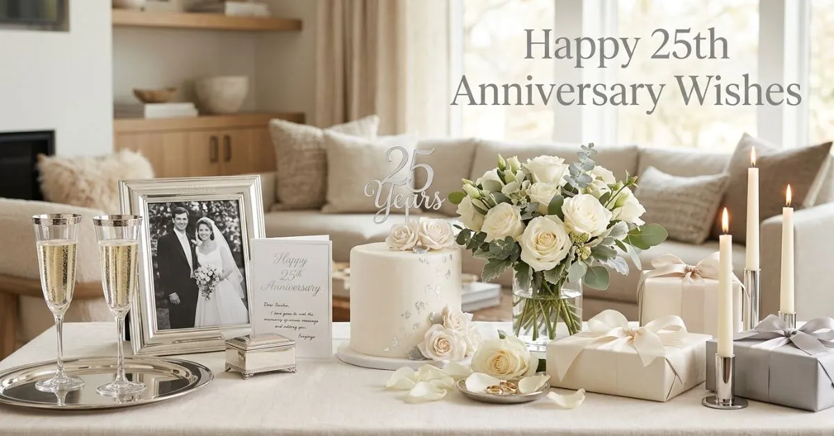 Happy 25th Anniversary Wishes